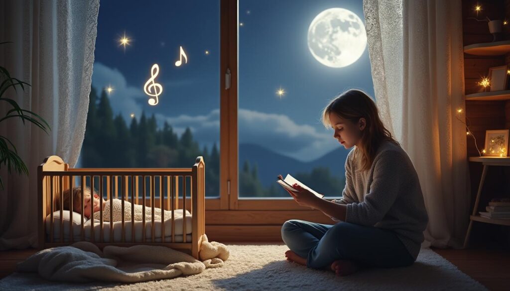 découvrez l'histoire captivante et la magie apaisante des paroles de 'douce nuit', un chant tendre qui aide les enfants à s'endormir paisiblement.